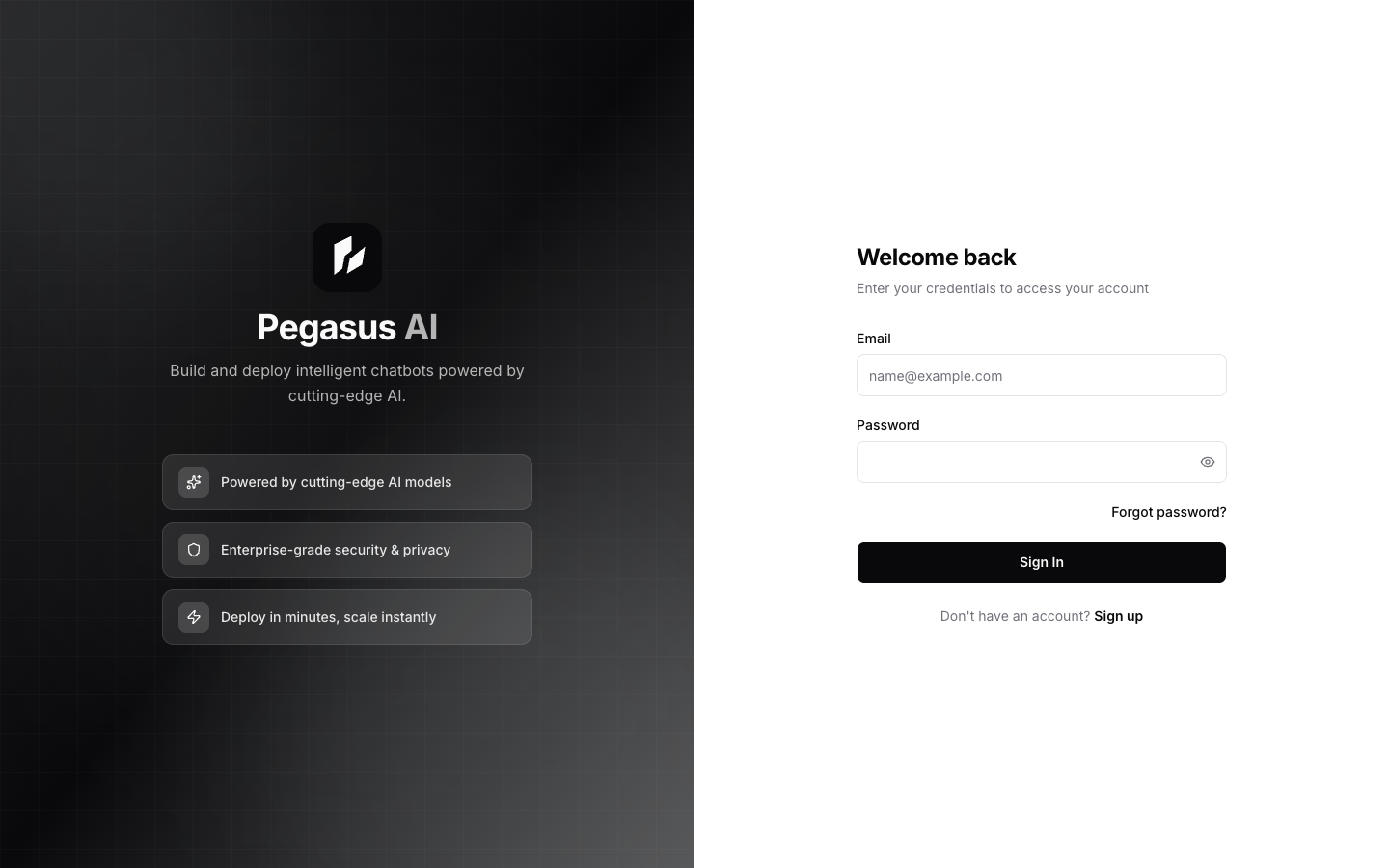 Login form